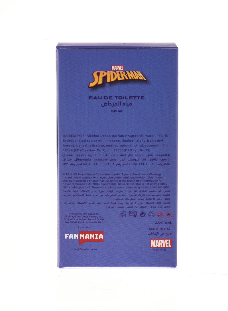 MARVEL Pretty Things By UrbanHaul X Marvel Spiderman Perfume for Boys 50ML
