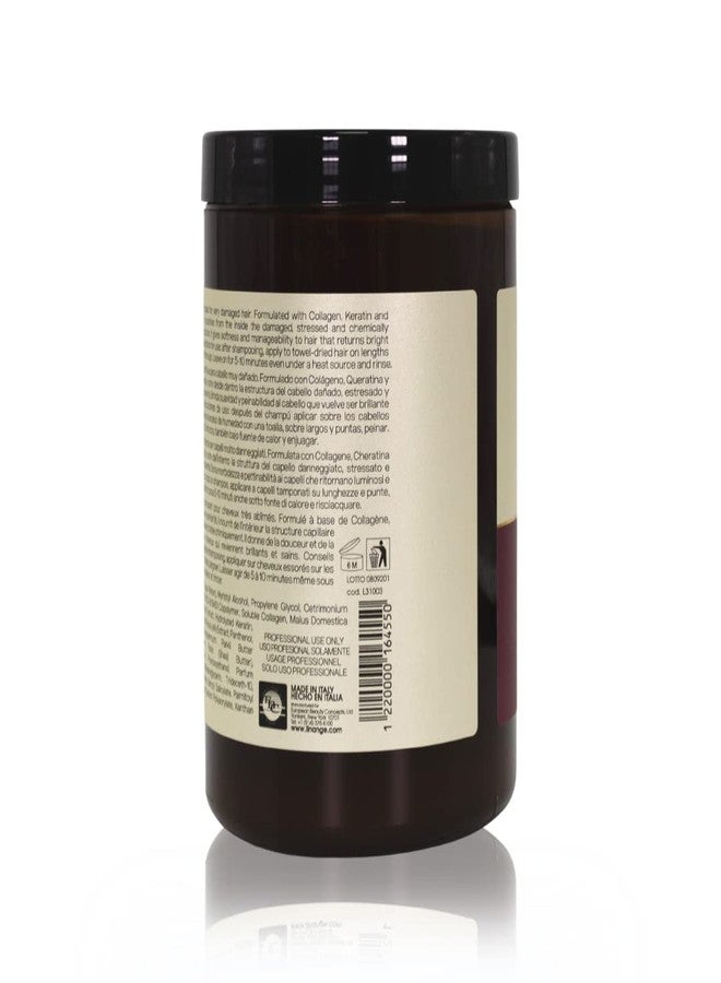 LINANGE Emergency Reconstruction Mask for Very Damaged Hair - Nourishing Hair Treatment, 1000ml / 33.8 oz. - Image 3