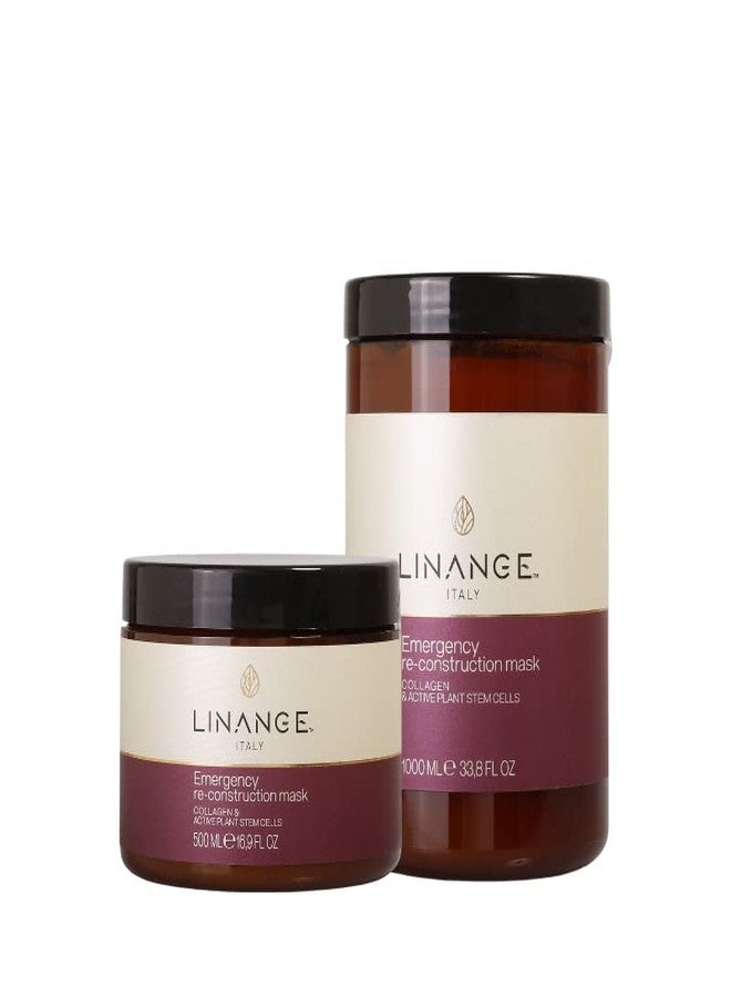 LINANGE Emergency Reconstruction Mask for Very Damaged Hair - Nourishing Hair Treatment, 1000ml / 33.8 oz. - Image 4