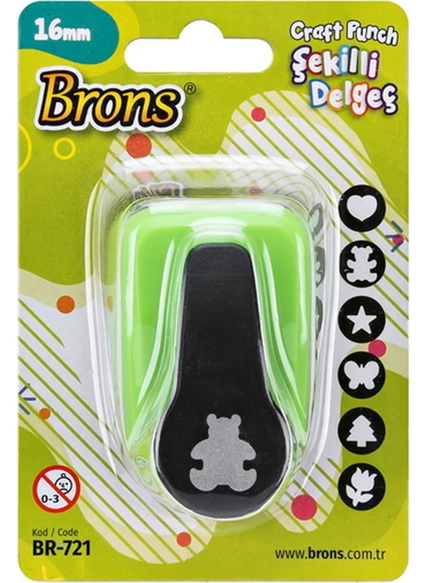 Brons Punch 16 mm Shaped (BR-721)