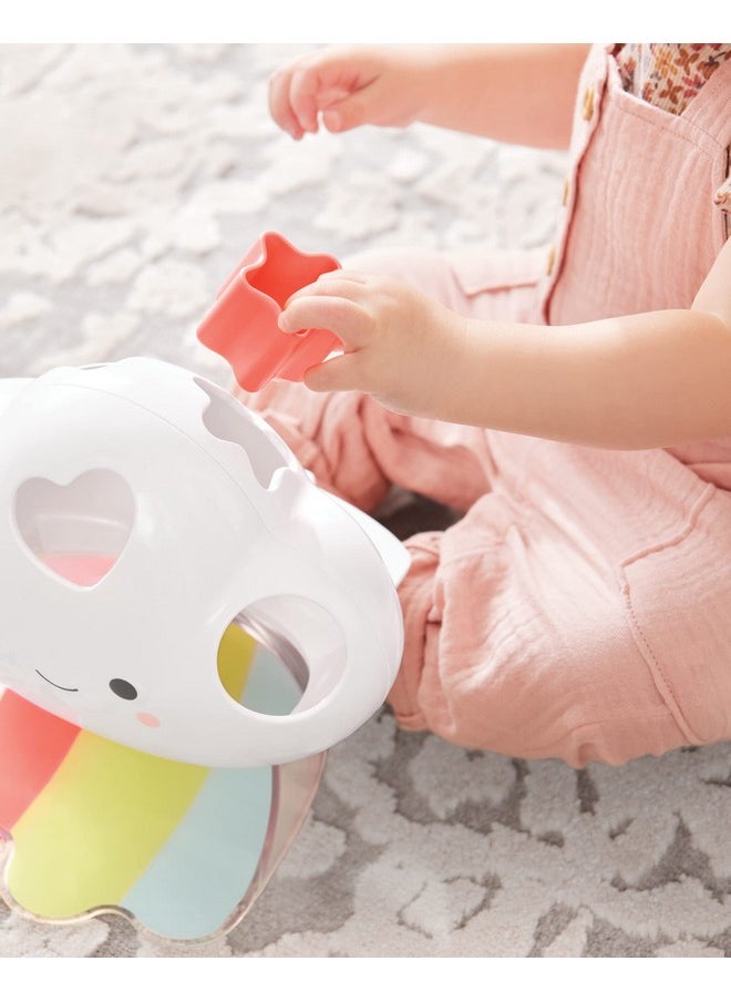 Skip Hop Skip Hop Shape Sorting Toy with Shapes and Feelings, Shape Sorting Baby Toy, Silver Lining Cloud  - Image 4