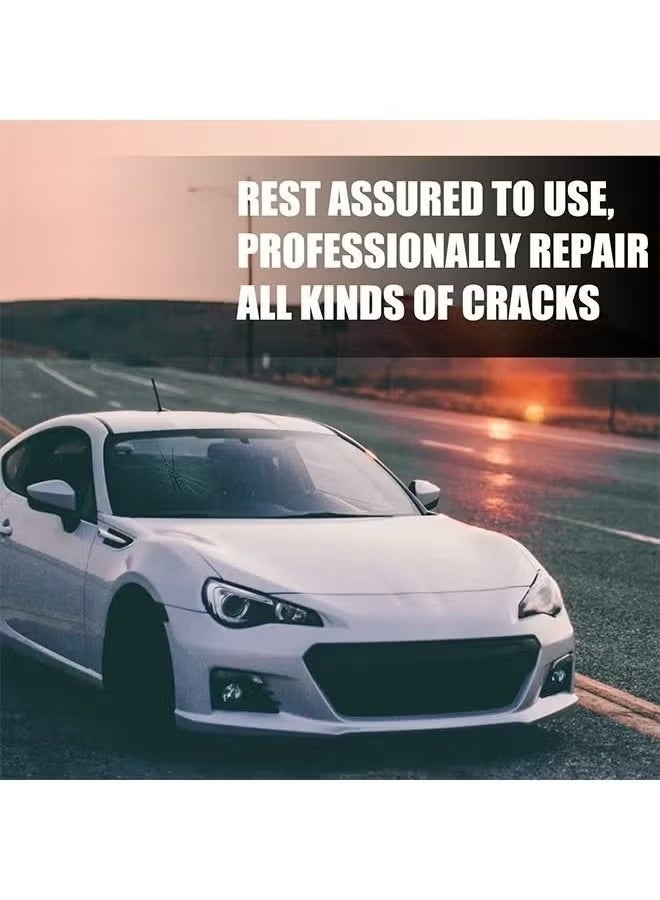 Windshield Crack Repair Kit – Quick Fix Glass Chip & Crack Repair Adhesive | Car Windshield Repair Fluid for Cracks & Chips, Easy to Use - Image 3