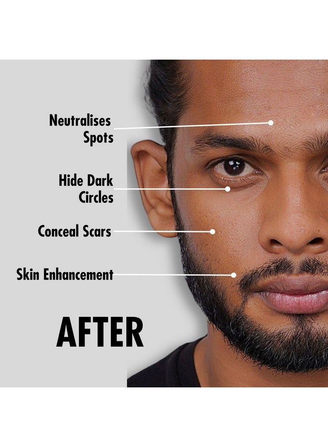 Yaan Man Natural Concealer For All Skin Type For Men (Light Shade), 4.4G|Erase Dark Circles, Scars, Pigmentation| Perfection Stick For Perfect Skin, Medium Coverage|With Shea Butter And Vitamin E - Image 4