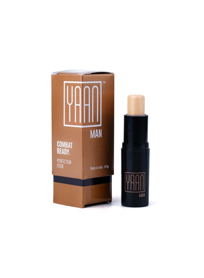Yaan Man Natural Concealer For All Skin Type For Men (Light Shade), 4.4G|Erase Dark Circles, Scars, Pigmentation| Perfection Stick For Perfect Skin, Medium Coverage|With Shea Butter And Vitamin E - Image 1