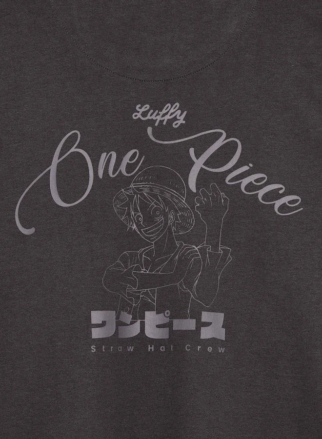 ماكسيم Men Regular Fit Crew Neck Short Sleeves One Piece Print T-shirt