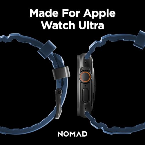 NOMAD Sport Band Rocky Point Atlantic Blue Band for Apple Watch - 45/49mm Apple Watch Band with Black Titanium Hardware, Adventurous Rugged for Men and Women - Image 5