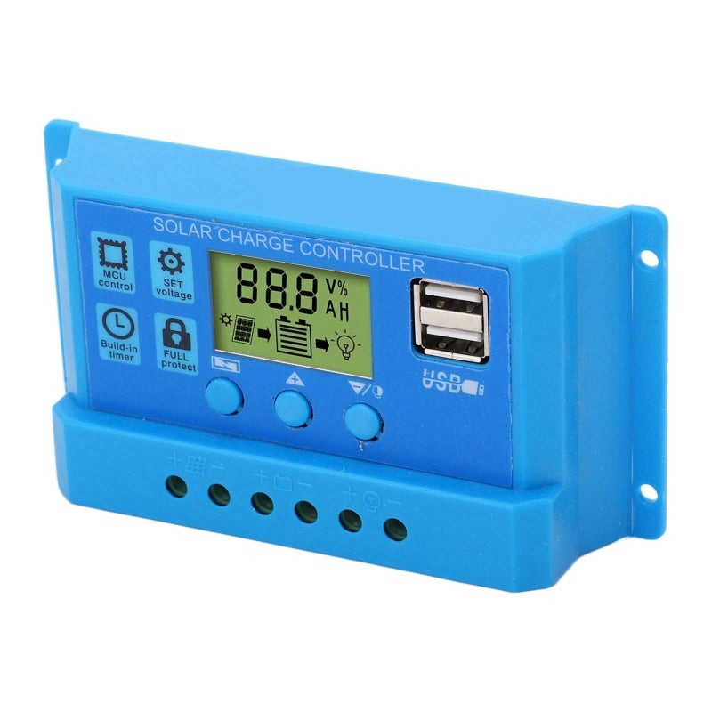 Solar Charge Controller LCD Display Adjustable Parameter - PWM Charging Management Multi Protection for Safer Solar Energy Use - Image 3