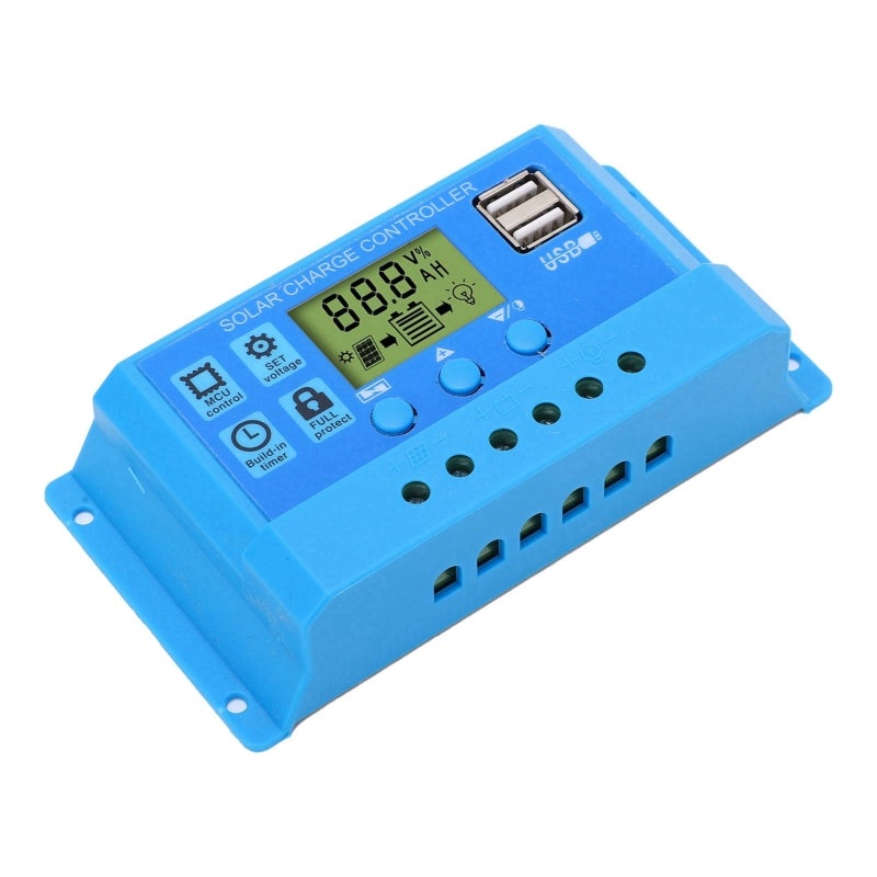 Solar Charge Controller LCD Display Adjustable Parameter - PWM Charging Management Multi Protection for Safer Solar Energy Use - Image 4