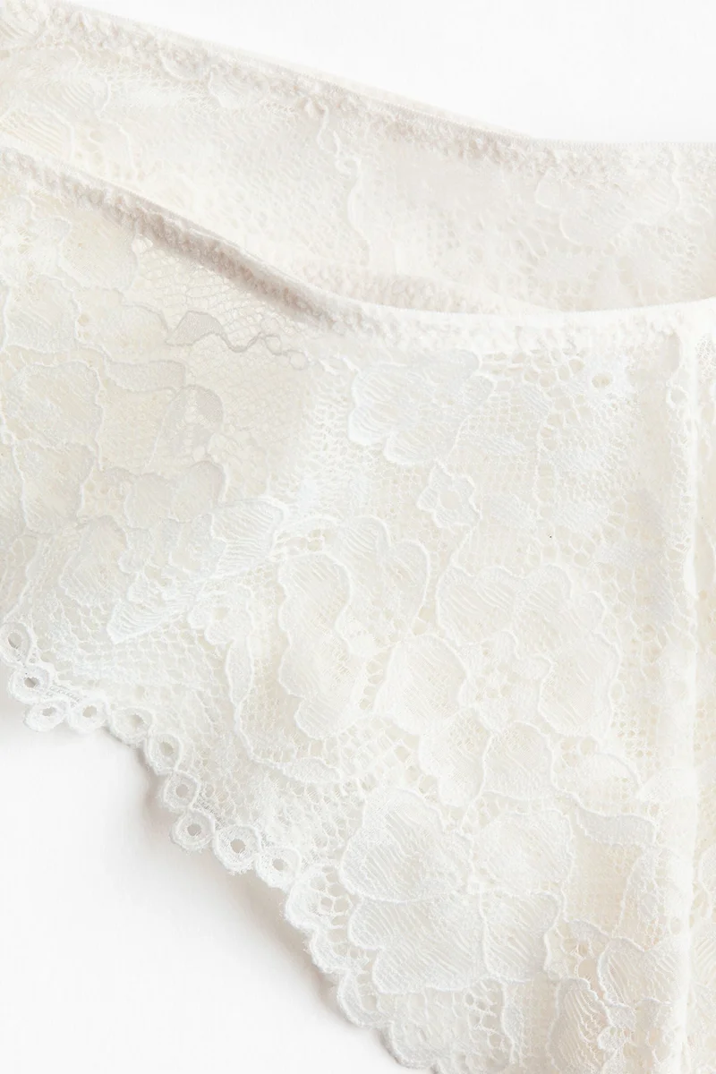 H&M 2-pack lace Brazilian briefs