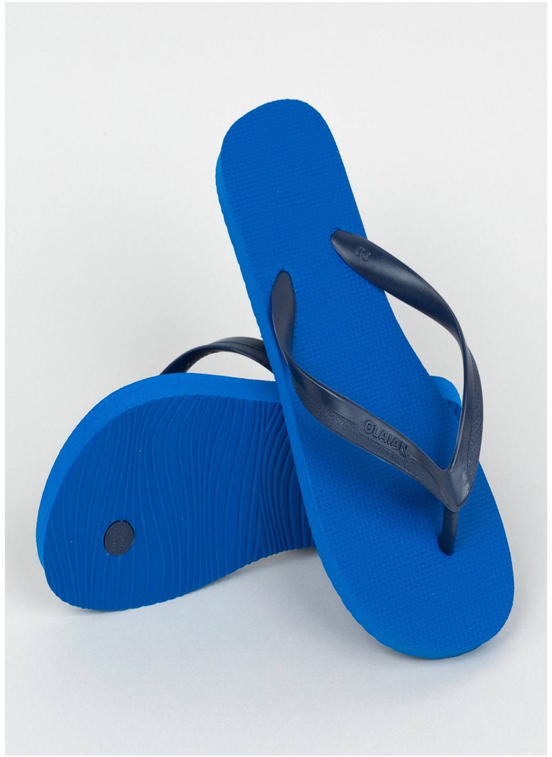 OLAIAN OLAIAN by DECATHLON, Boys Flip Flops or Slippers 100 Blue  - Image 3