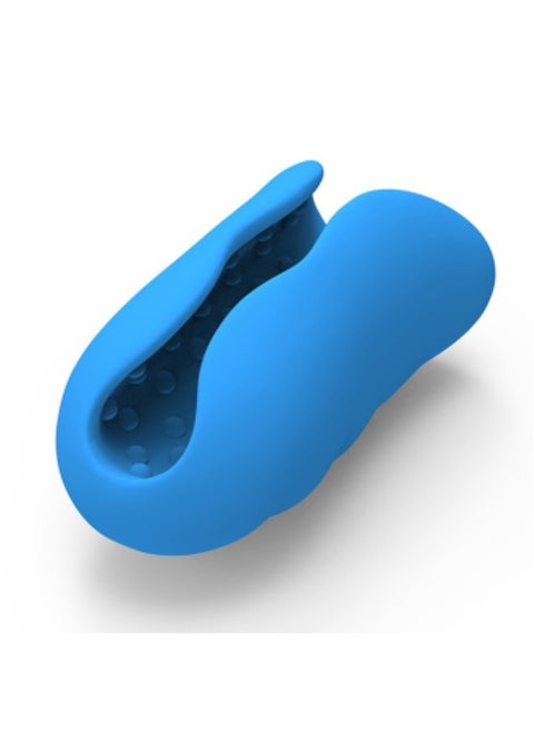 Male Exerciser Open Sleeve Stroker Blue