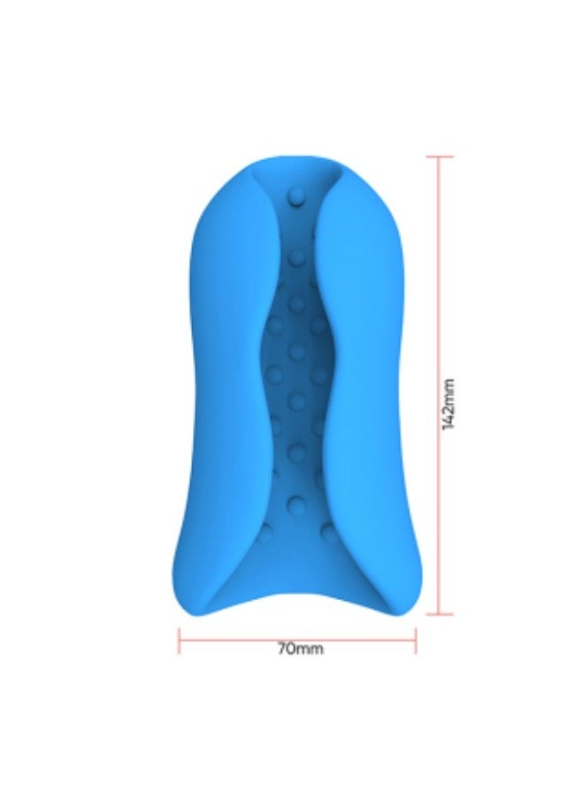 Generic - Male Exerciser Open Sleeve Stroker Blue - Image 1