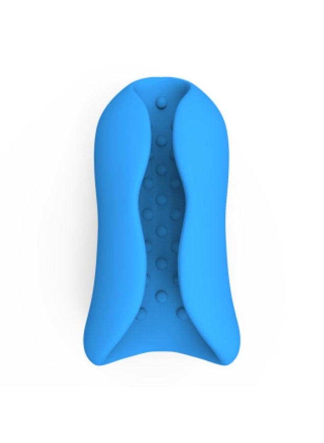 Generic - Male Exerciser Open Sleeve Stroker Blue - Image 1