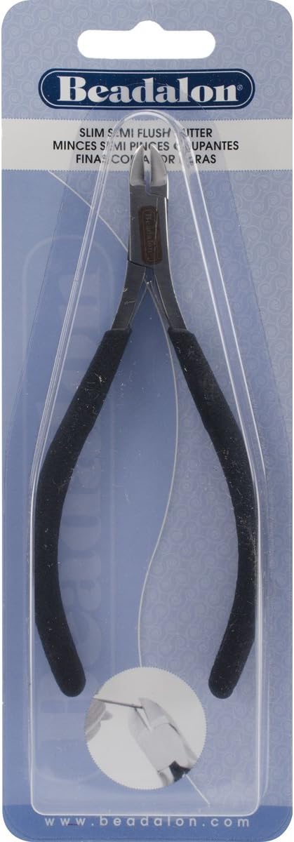 Beadalon 202A015 Slim SemiFlush Cutter for Jewelry Making - Image 1