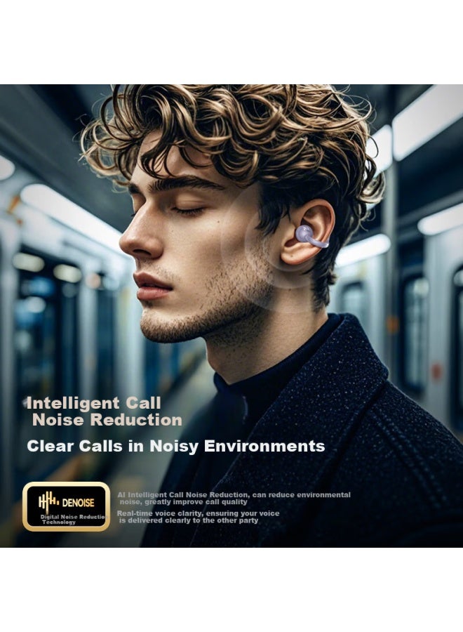 Lato Apple Bluetooth Earphones Latest Noise Cancelling Earphones Bluetooth Apple Ai Smart Screen Iphone 16/15/14/13/12/11/ Smartphone Tablet Compatible - Image 3