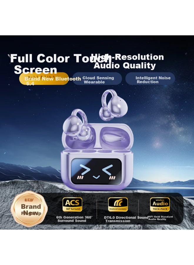 Lato Apple Bluetooth Earphones Latest Noise Cancelling Earphones Bluetooth Apple Ai Smart Screen Iphone 16/15/14/13/12/11/ Smartphone Tablet Compatible - Image 2