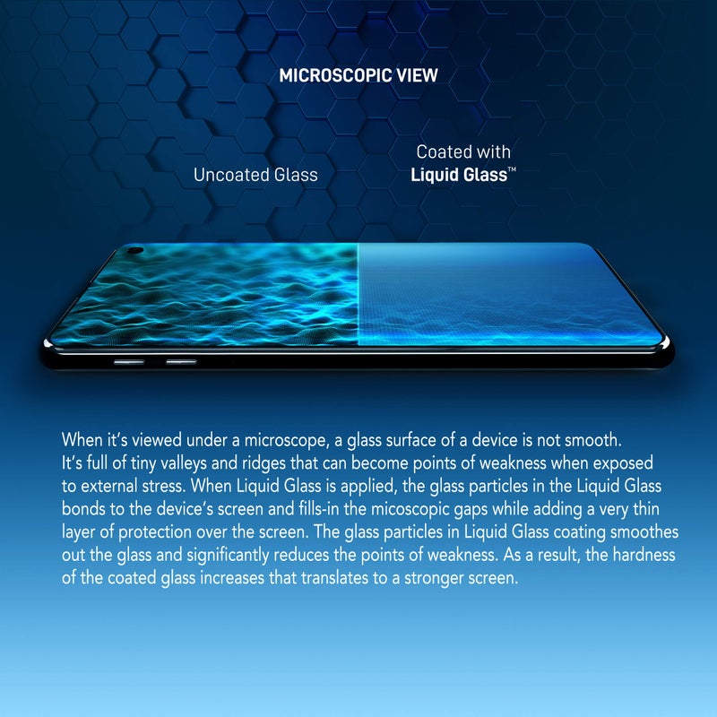 LIQUID GLASS Screen Protector With $250 Protection Coverage | Wipe On Scratch and Shatter Resistant Nano Technology for All Phones Tablets and Smart Watches - Universal Fit (New and Advanced) - Image 3