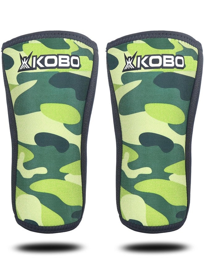 Kobo Power Weight Lifting Knee Sleeves/Knee Wraps Bandages 7 mm Neoprene (Imported) (Pair) - Image 2