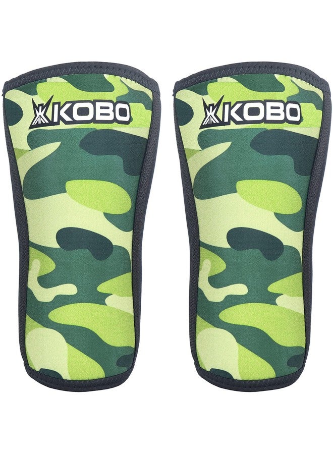 Kobo Power Weight Lifting Knee Sleeves/Knee Wraps Bandages 7 mm Neoprene (Imported) (Pair) - Image 1