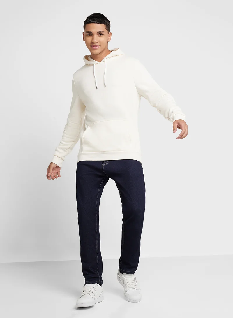 RIVER ISLAND Soft White Hw Mb Hoody