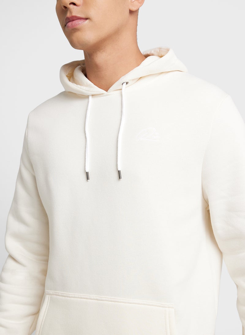 RIVER ISLAND Soft White Hw Mb Hoody  - Image 3
