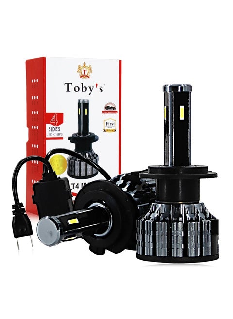 2 Pieces H7 Car LED Headlight Bulbs Original 60W Power 6000 Lumens With Color Temperature 6500K