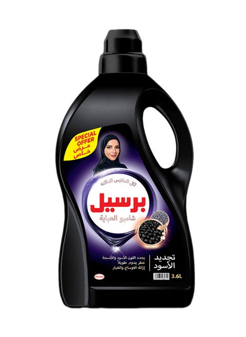 Abaya Shampoo Liquid Detergent With A Unique 3D Formula For Colour Renewal Classic Black 3.6Liters