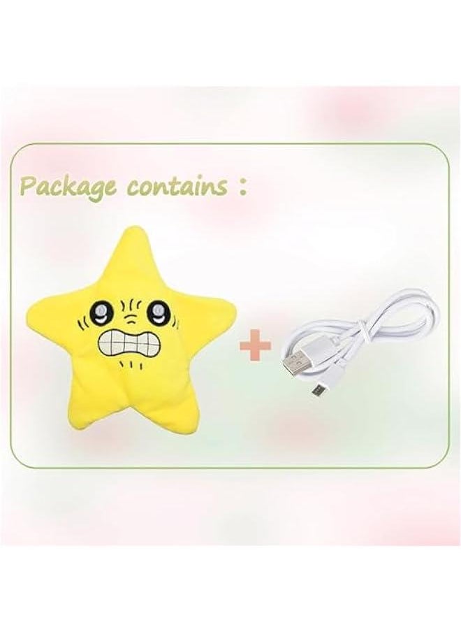 null - Chiikawastar Dancing Plush, Angry Star Plush Moving, Moving Chikawa Star Plush, 2024 New Moving Chikawa Star Plush, Moving Star Plush, Shooting Star Plushies Toy - Image 1