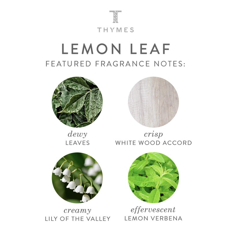 Thymes Moisturizing Hand Lotion for Dry Skin - Moisturizer for Beauty and Personal Care - Luxury Hand Lotion for Women & Men with Shea Butter & Vitamin E (Lemon Leaf, 9 fl oz) - Image 3