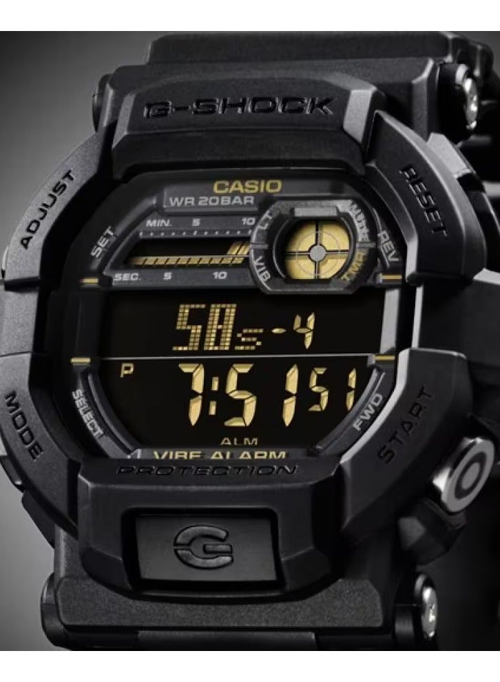 Casio Men's Quartz Watch, Digital Display And Plastic Strap - GD-350-1BDR - Image 2