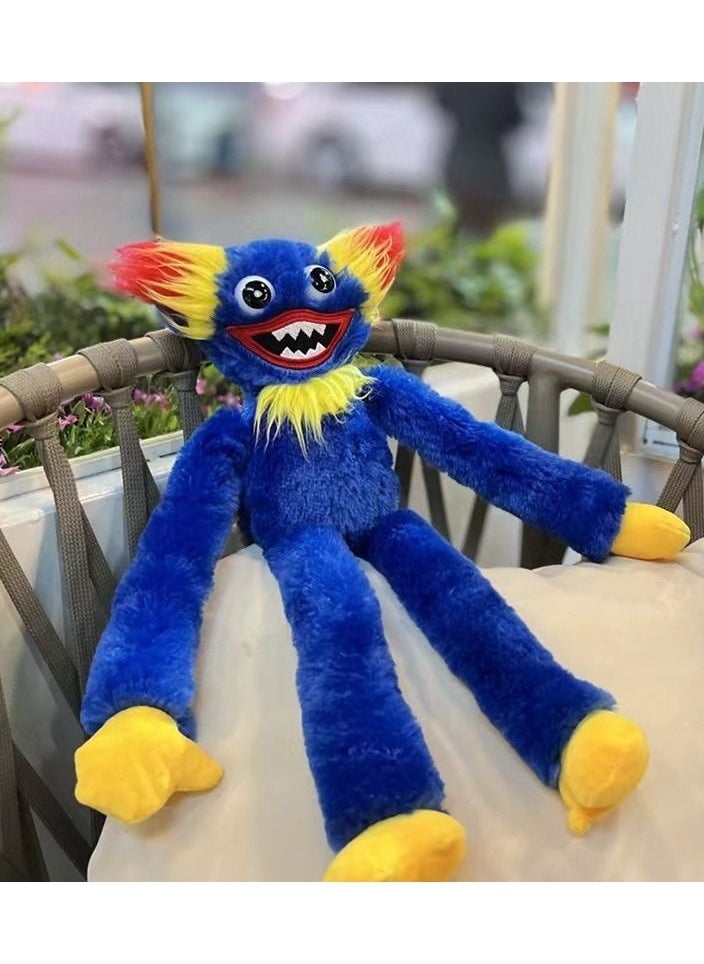 MAGIC VAULT Giant Plush, Big Huggy Wuggy Grand pa Grand ma  Plush, 80Cm  Poppy Playtime Plush, Large Blue  - Image 1