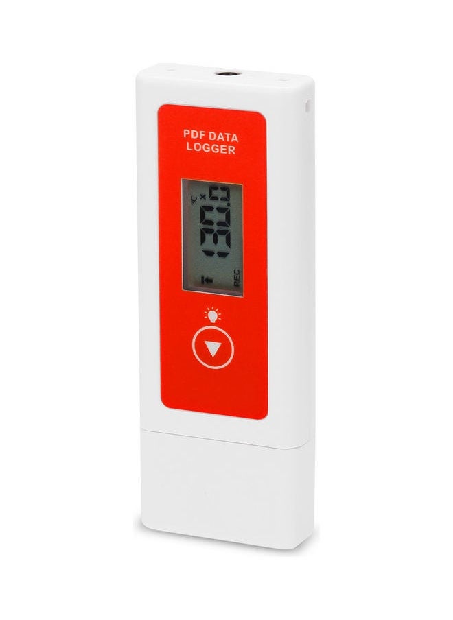 NIBEMINENT - PDF Data Logger White/Red 12x3.5x9.2cm - Image 1