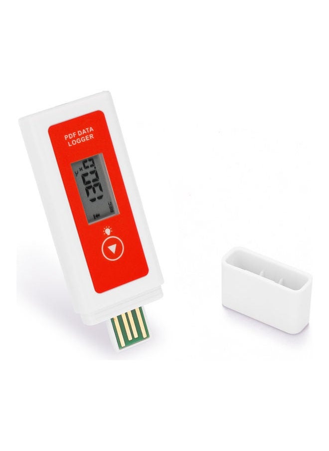 NIBEMINENT - PDF Data Logger White/Red 12x3.5x9.2cm - Image 1