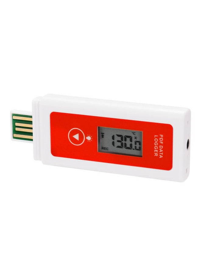 NIBEMINENT - PDF Data Logger White/Red 12x3.5x9.2cm - Image 1