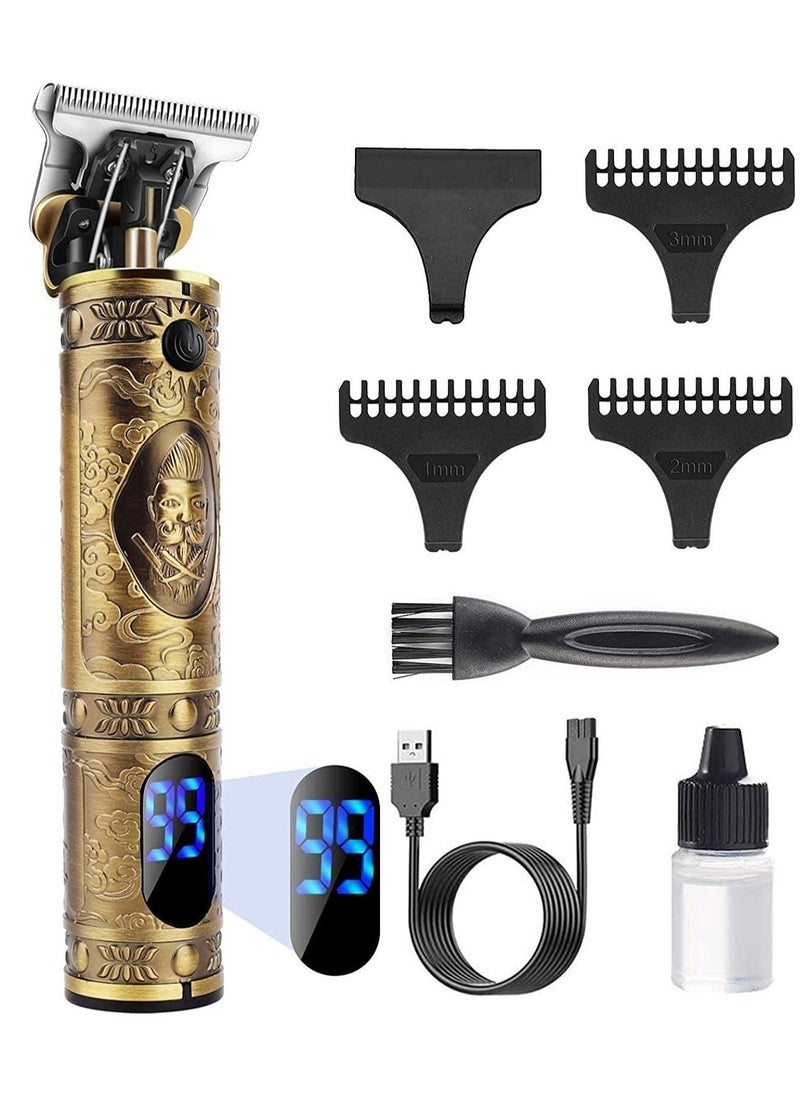 ELTRAZONE Pick N CLick Professional Men’s Hair Trimmer, Long Hair Trimmer, Beard Trimmer, Cordless Hair Trimmer, Rechargeable, LED Display, Beard Trimmer for Men and Hairdressers. - Image 2