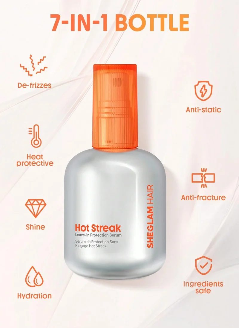 SHEGLAM Hair Hot Streak Leave-In Protection Serum 50Ml