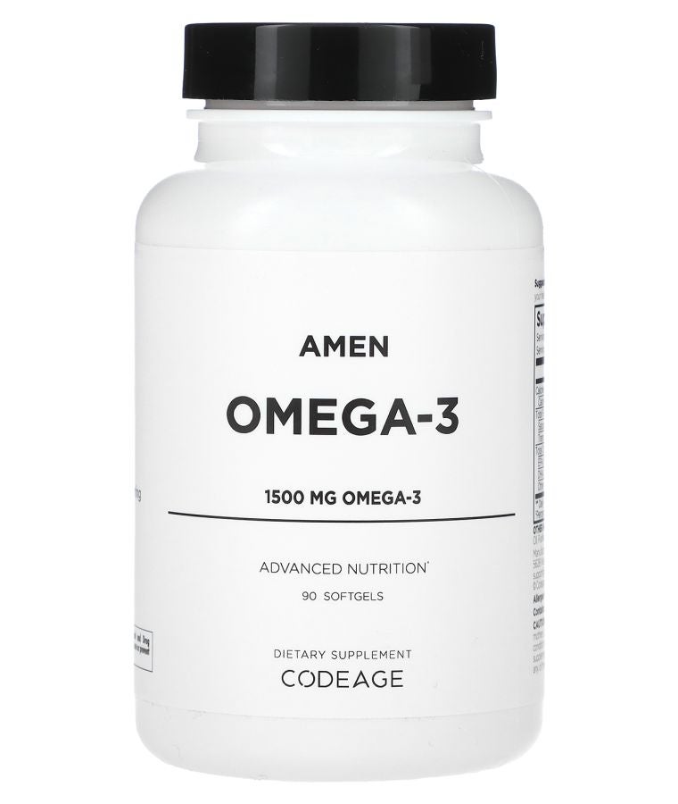Codeage Amen Omega-3 90 Softgels (750 mg per Soft Gel)