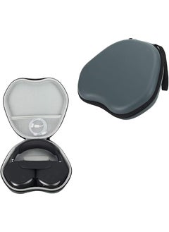 Hard Case For Airpods Max Headphones Carrying Case Storage Travel Case Fashion Pu Case Wireless Headphones Eva Storage Case Protective Case Cover Gray
