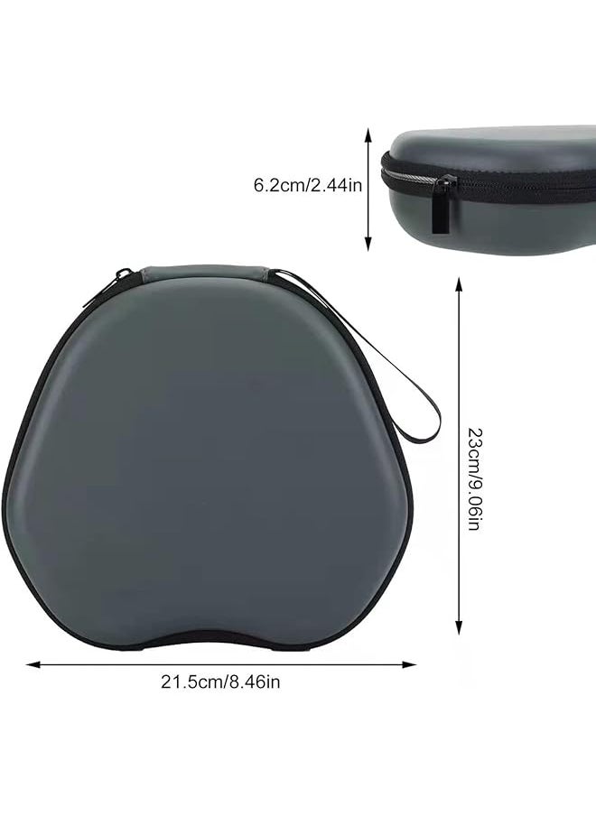 erorex - Hard Case For Airpods Max Headphones Carrying Case Storage Travel Case Fashion Pu Case Wireless Headphones Eva Storage Case Protective Case Cover Gray - Image 1