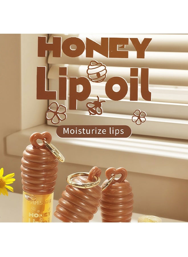 سكر سام زيت الشفاه بالعسل - كريم لترطيب الشفاه وتقليل تجاعيدها - ترطيب شفاف - بلسم شفاه شفاف #01 - Image 3