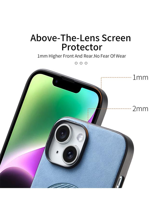 S-TOP Case For iPhone 12 Solid Color Retro Magsafe PU Back Cover Phone Case - Image 4