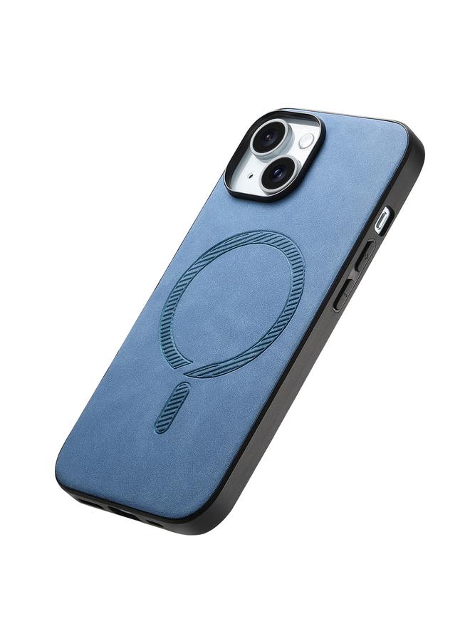 S-TOP Case For iPhone 12 Solid Color Retro Magsafe PU Back Cover Phone Case - Image 3