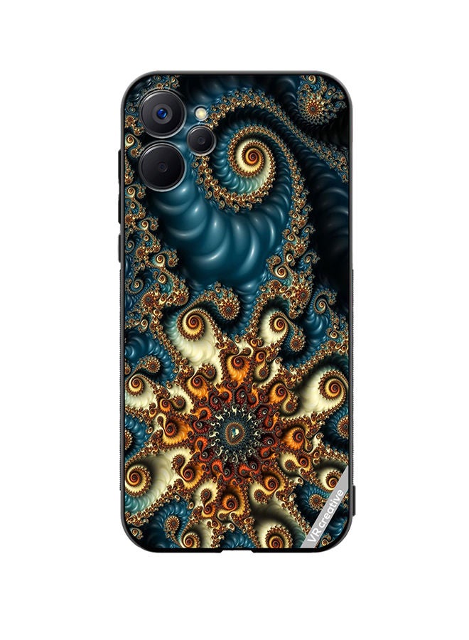 VR CREATIVE Protective Case Cover For Realme 9i 5G Mandala Design Multicolour - Image 1