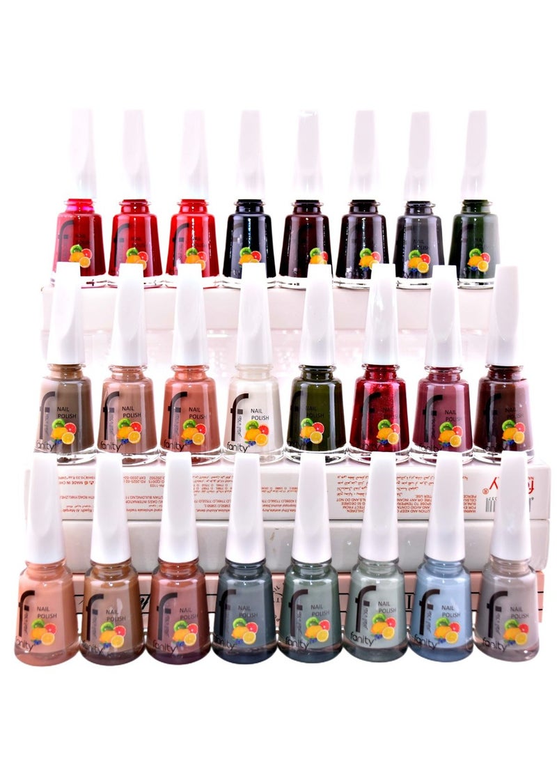 FANITY Nail Polish Collection with 8 FREE Boxes of Polish Remover Wipes - Image 1