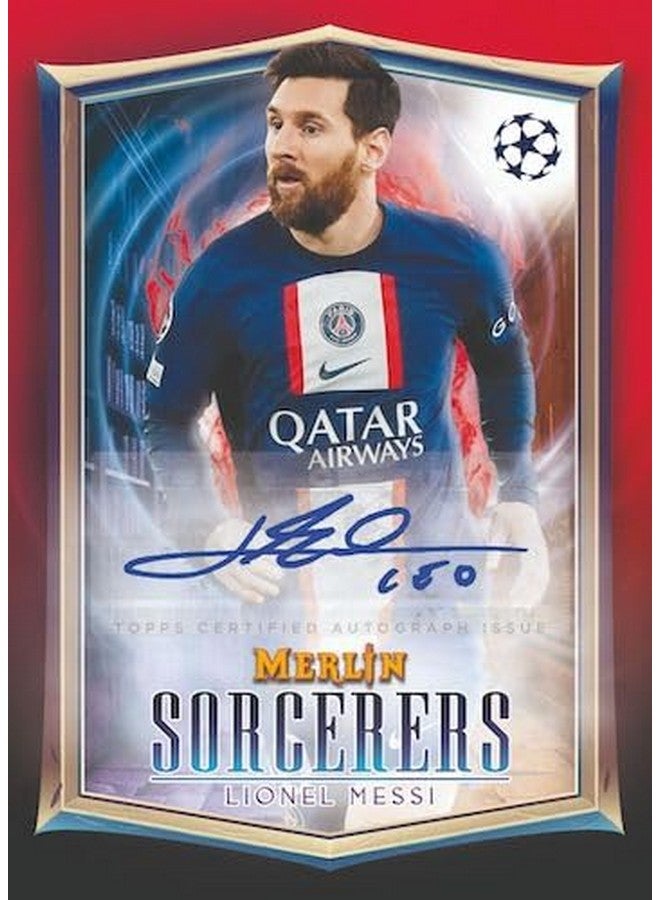Topps 2022-2023 Merlin Chrome Uefa Champions Soccer Card Blaster Box - 32 Soccer Cards Per Blaster Box - Image 3