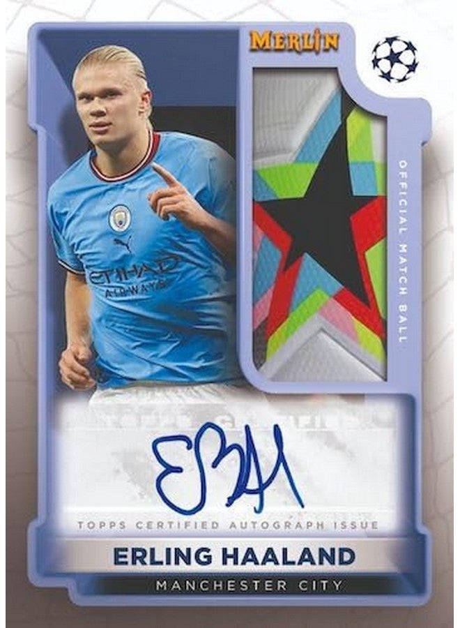 Topps 2022-2023 Merlin Chrome Uefa Champions Soccer Card Blaster Box - 32 Soccer Cards Per Blaster Box - Image 4