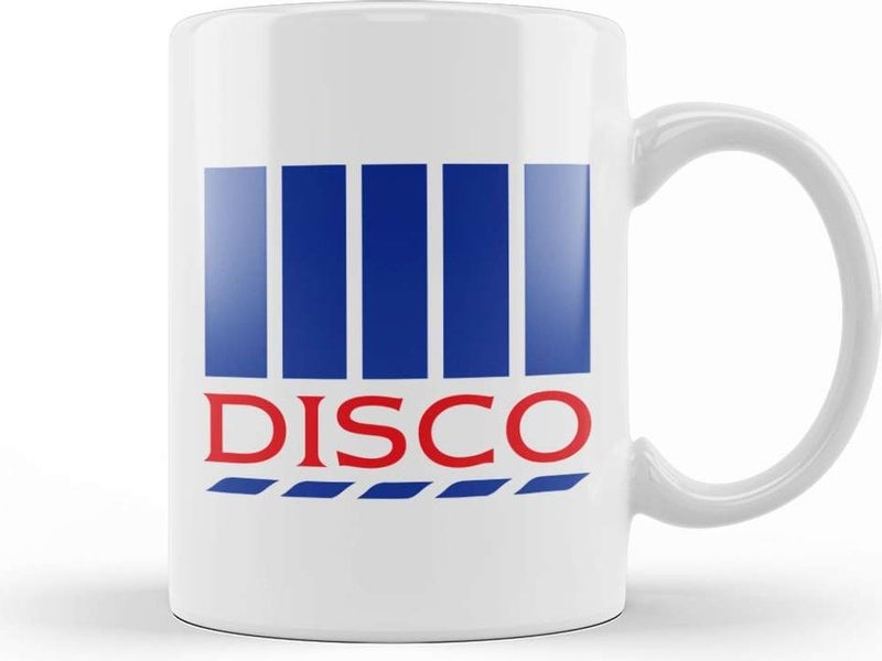 Print Shop Disco Tesco Logo Mug Porcelain