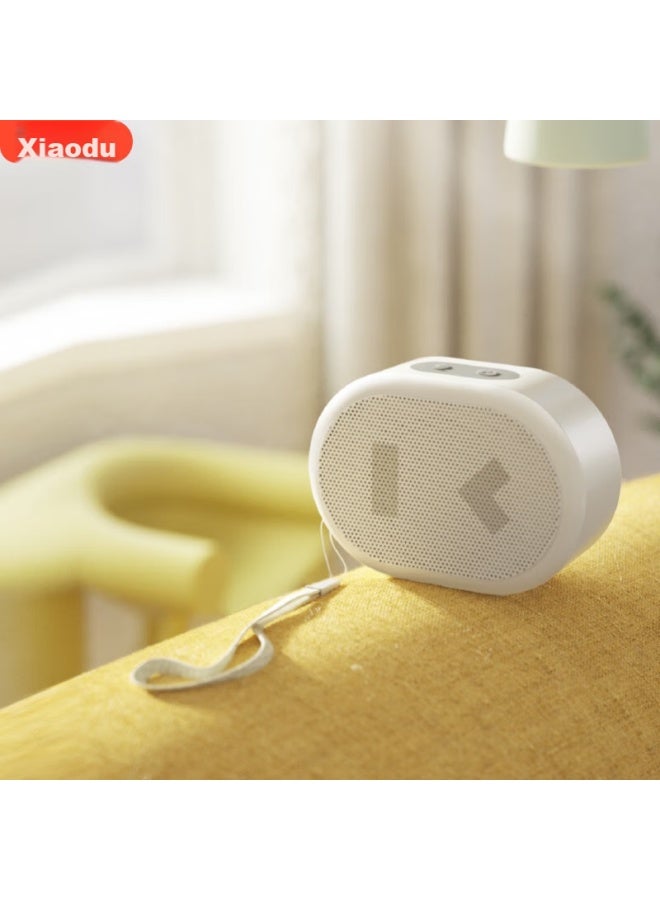 Small Xiaodu Smart Portable Speaker, Portable Bluetooth Speaker, Mini Speaker, Xiaodu Smart Speaker, Smart Voice Assistant, Bluetooth 5.0 Connection, White - Image 1