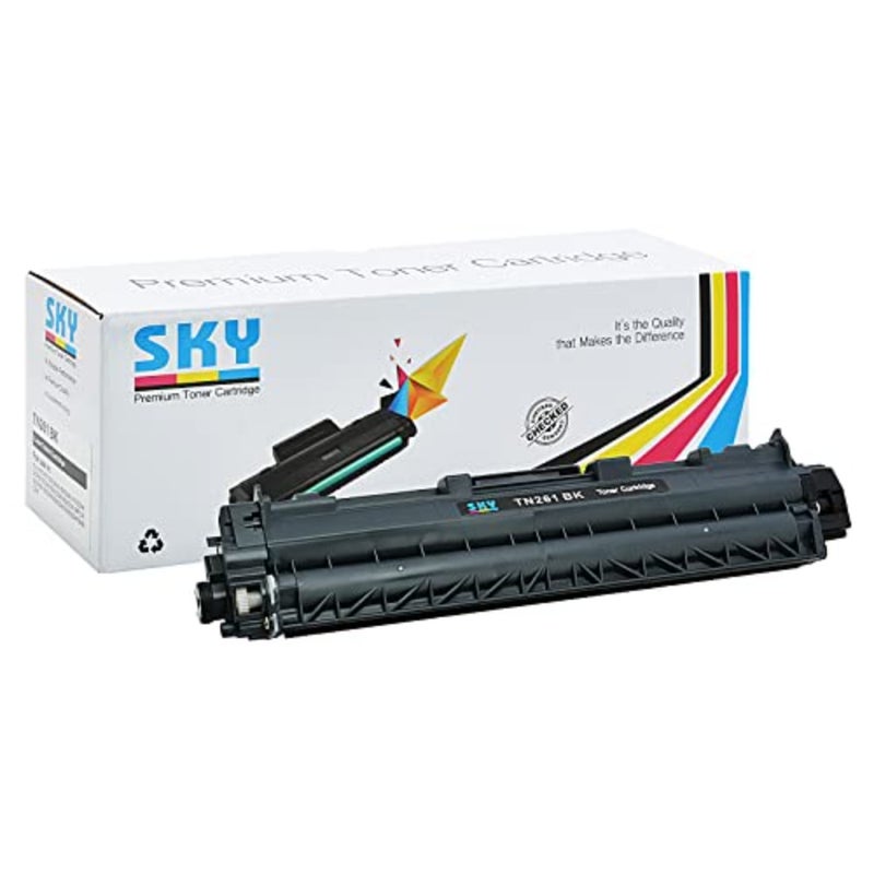 خرطوشة حبر متوافقة مع طابعات الليزر المكتبية: حبر أسود عالي الإنتاجية لـ HL-3140W، HL-3170CDW، HL-3180CDW، MFC-9130CW، MFC-9330CDW، MFC-9340CDW، بوليمر مصمم هندسيًا، لمسة نهائية سوداء غير لامعة، 20 صفحة أسرع - Image 1