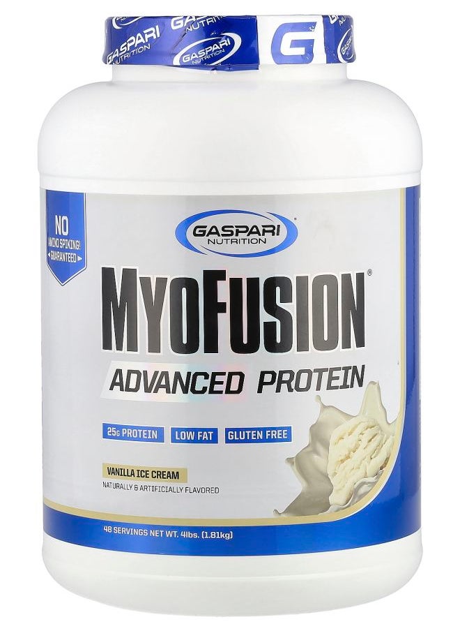Gaspari Nutrition MyoFusion® Advanced Protein Vanilla Ice Cream 4 lbs (1.81 kg) 
